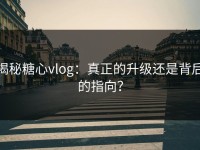 揭秘糖心vlog：真正的升级还是背后的指向？