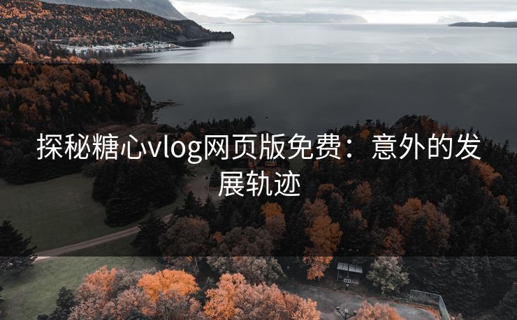 探秘糖心vlog网页版免费：意外的发展轨迹