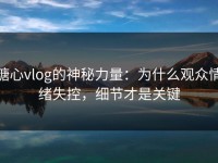 糖心vlog的神秘力量：为什么观众情绪失控，细节才是关键