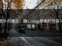 意外的爆火：糖心vlog带来的惊喜与思考