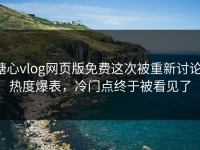 糖心vlog网页版免费这次被重新讨论，热度爆表，冷门点终于被看见了